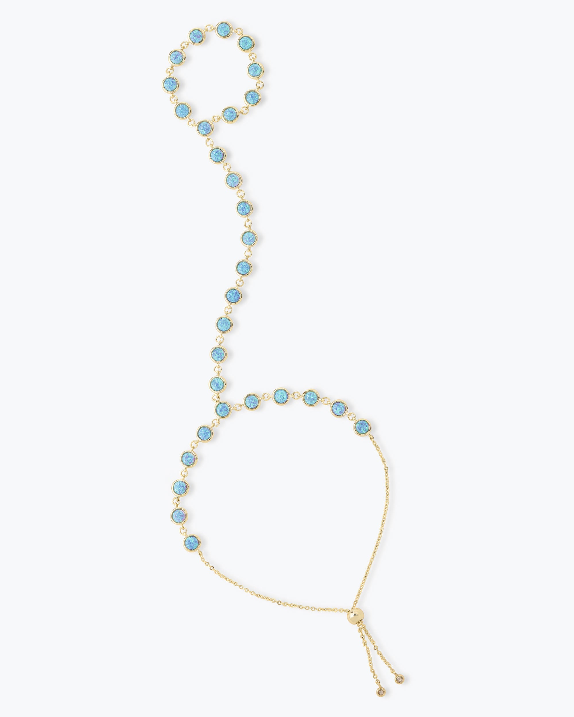 Gold|Blue Opal