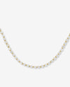 She's an Icon Tennis Choker - Gold|White Diamondettes