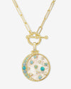 Sweet Dreams Samantha Chain Necklace - Gold|Blue Opal Ombré