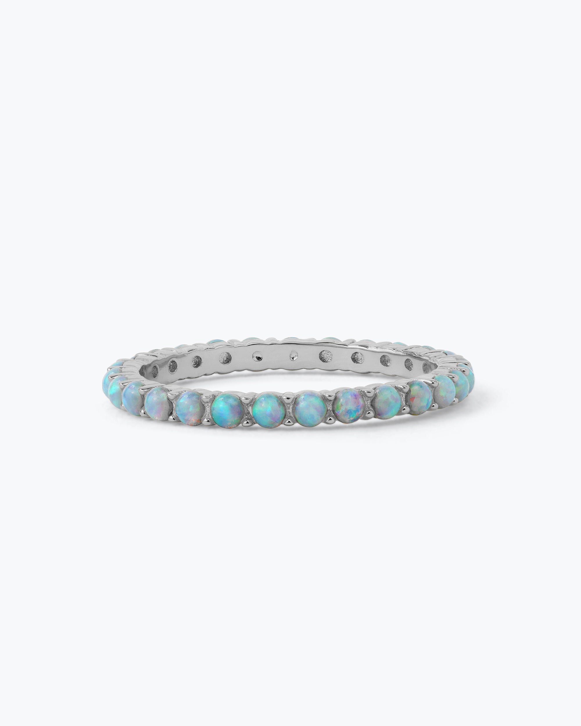 Silver|Blue Opal