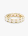 Grand Heiress Ring - Gold|White Opal