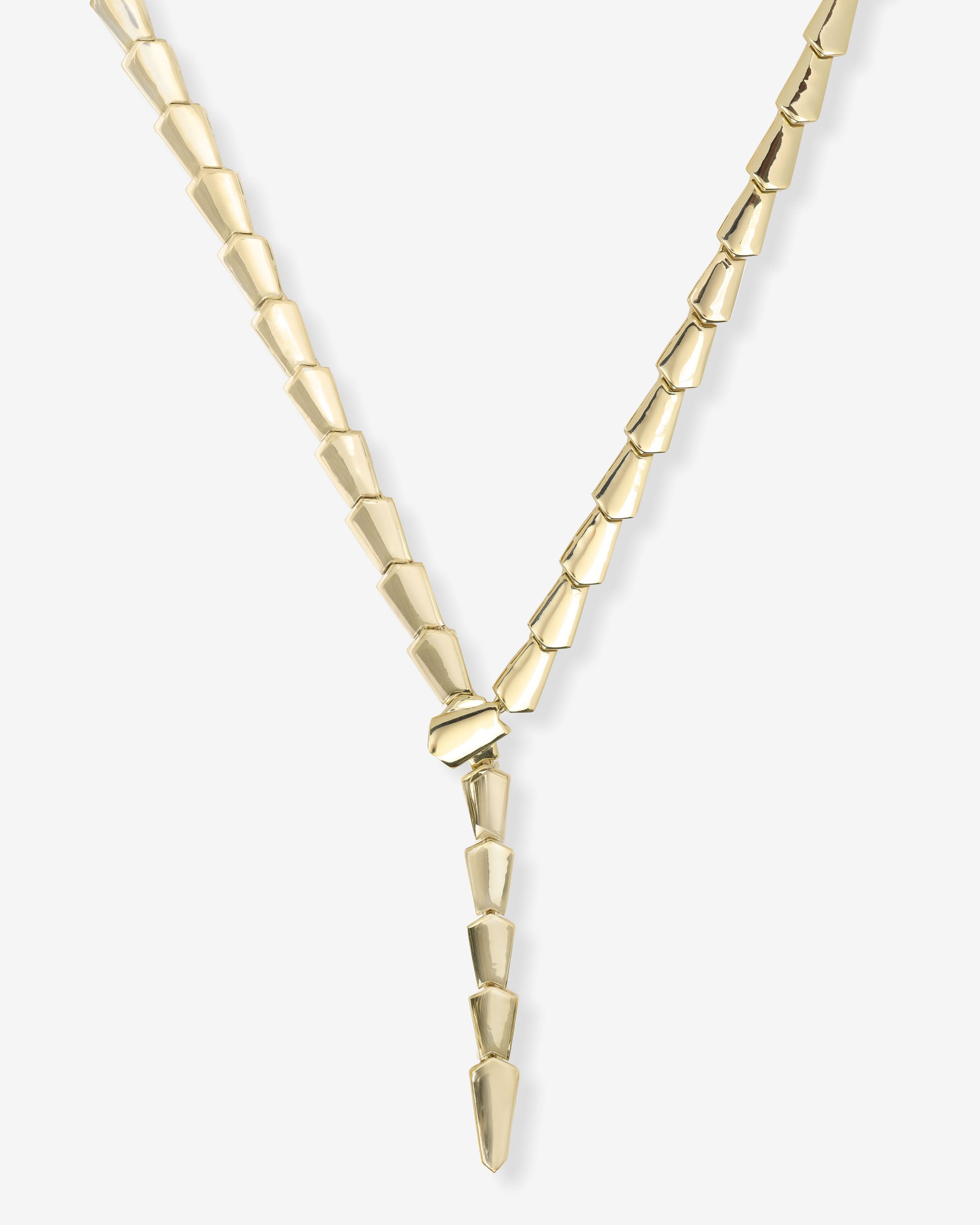 XL Serpent Lariat - Gold