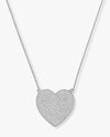 XL You Have My Whole Heart Pavé Necklace 18