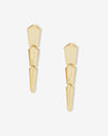 XL Serpent Drop Earrings - Gold