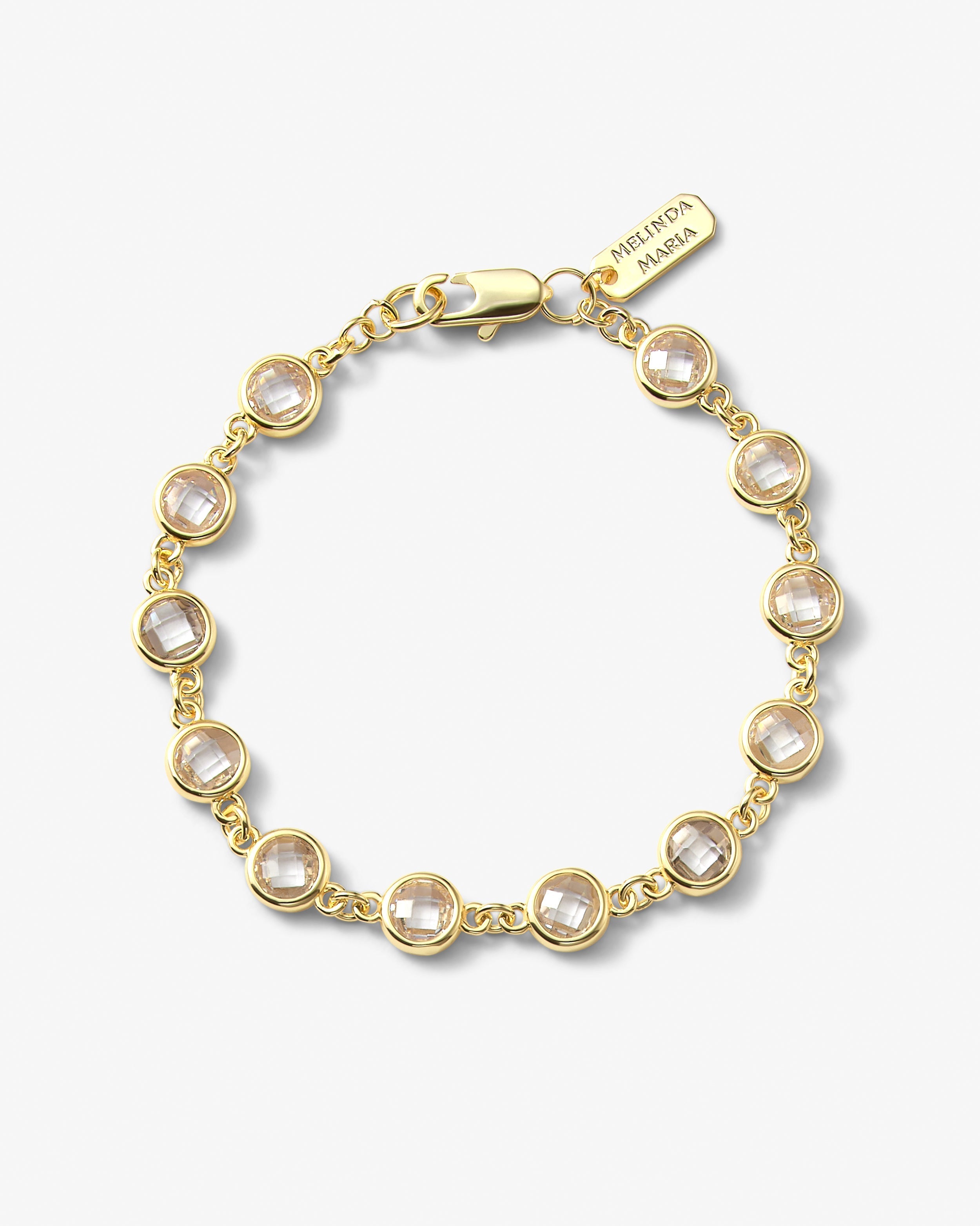 "She's So Fire" Bracelet - Gold|White Diamondettes