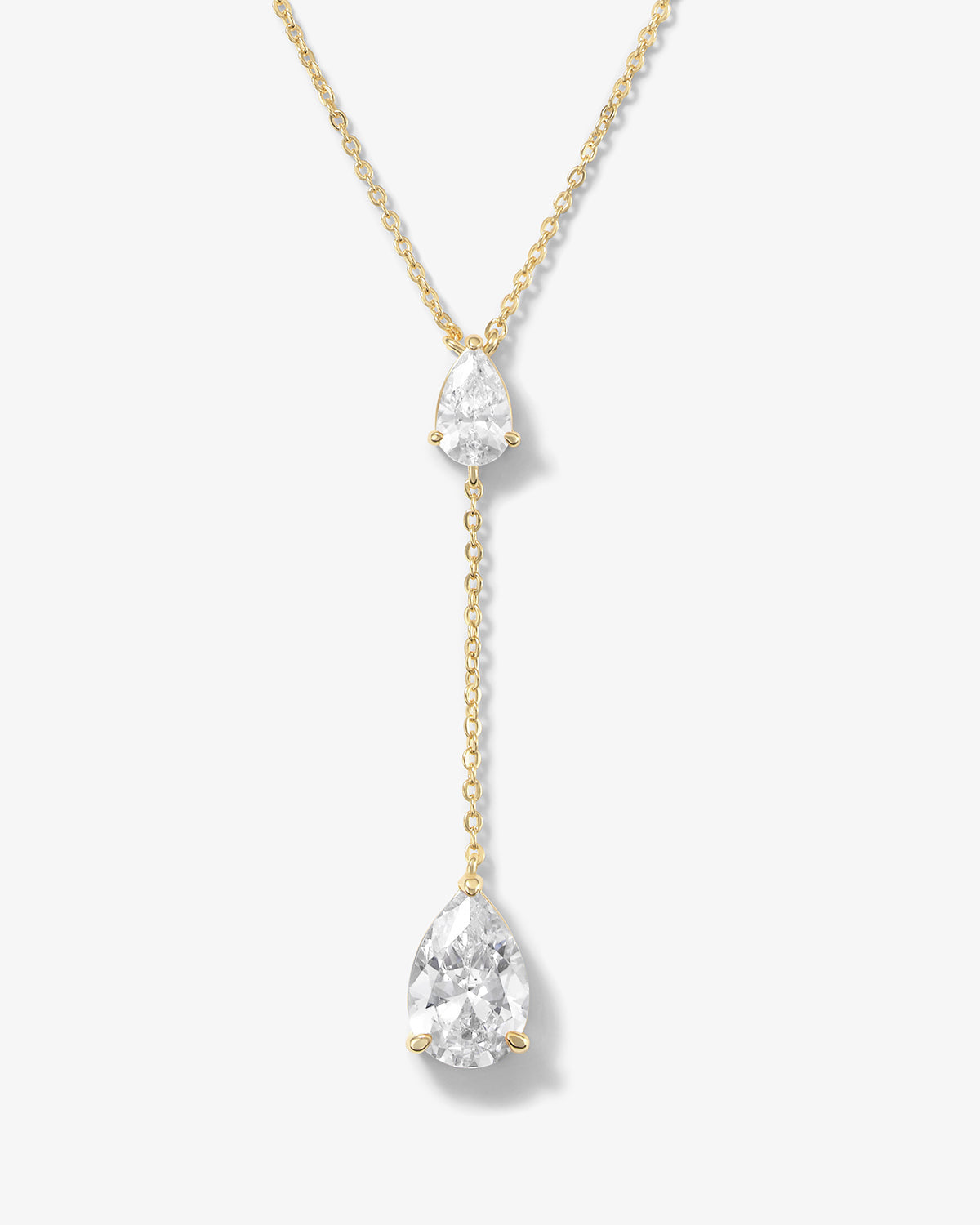 “I Gotta Have That” Necklace - Gold|White Diamondettes