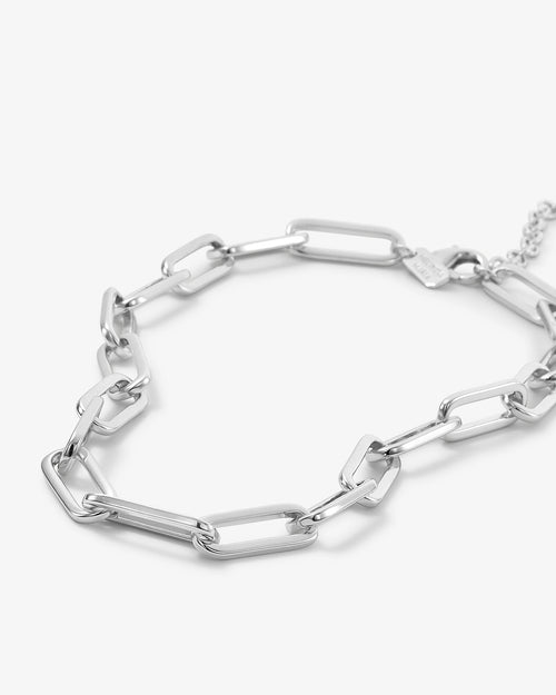 Carrie Chain Necklace - Silver