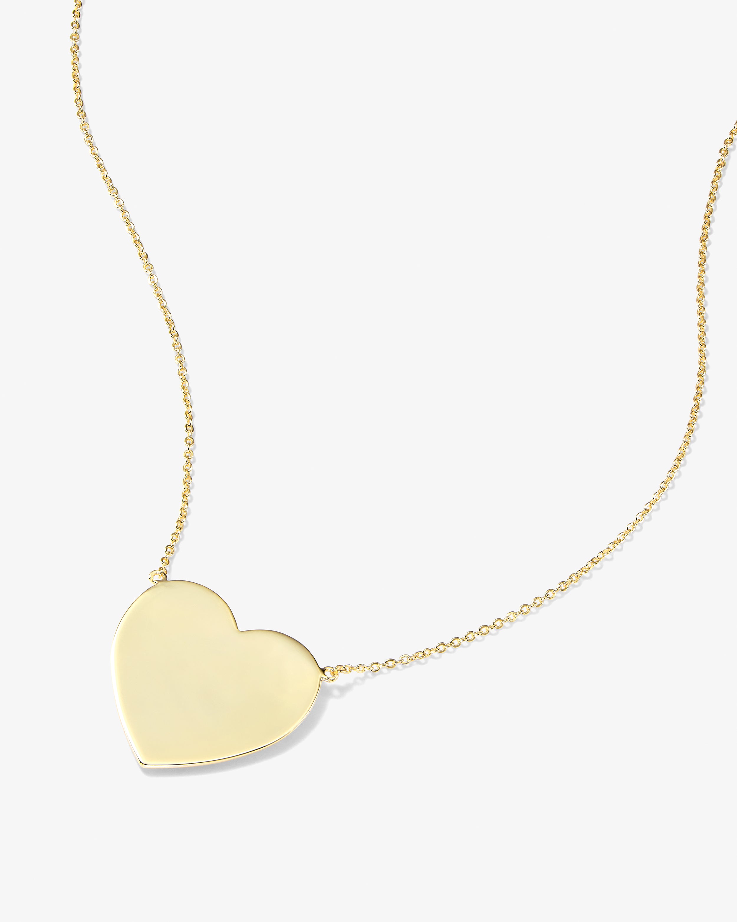 XL You Have My Heart Necklace 15" - Gold