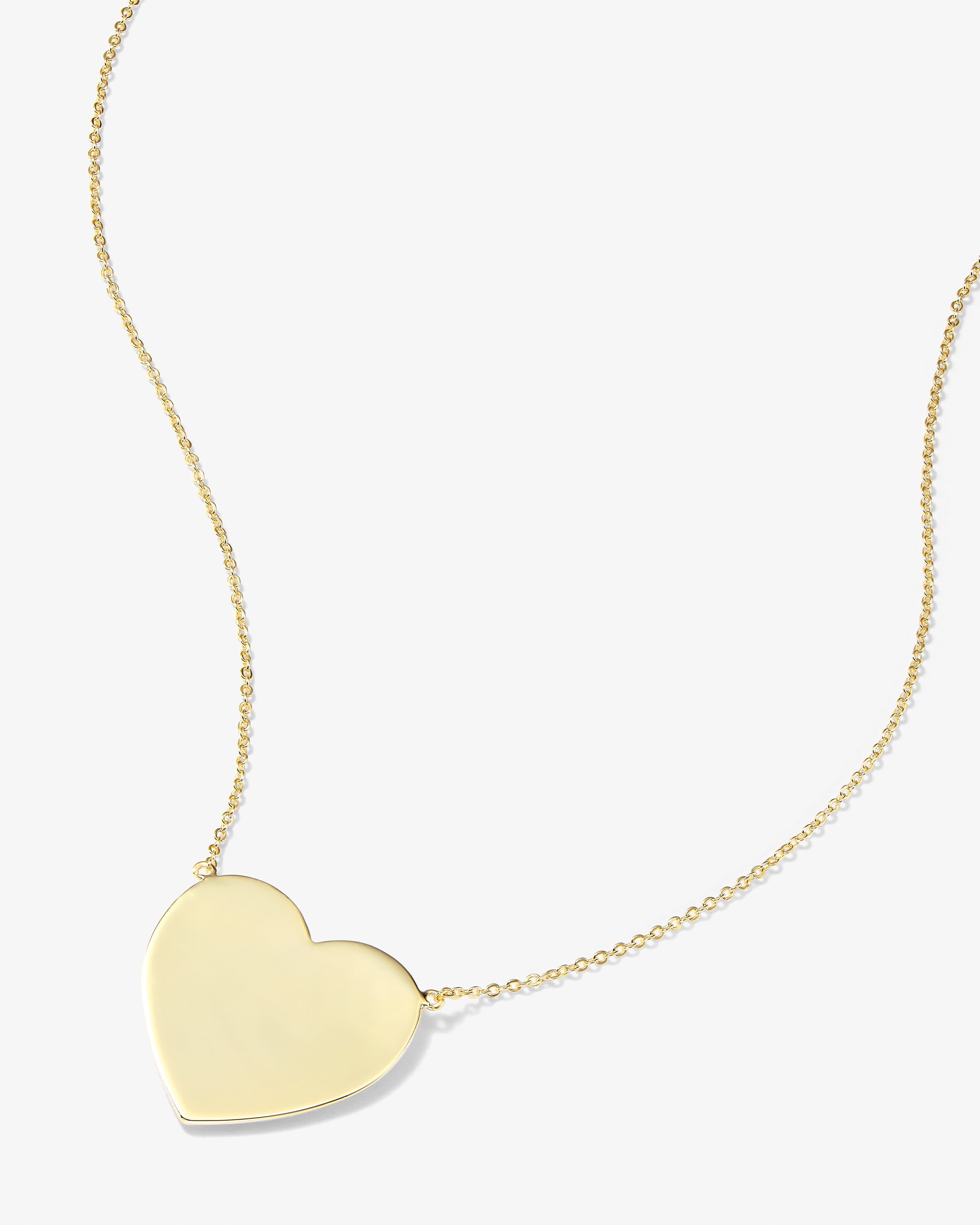 XL You Have My Heart Necklace 18" - Gold