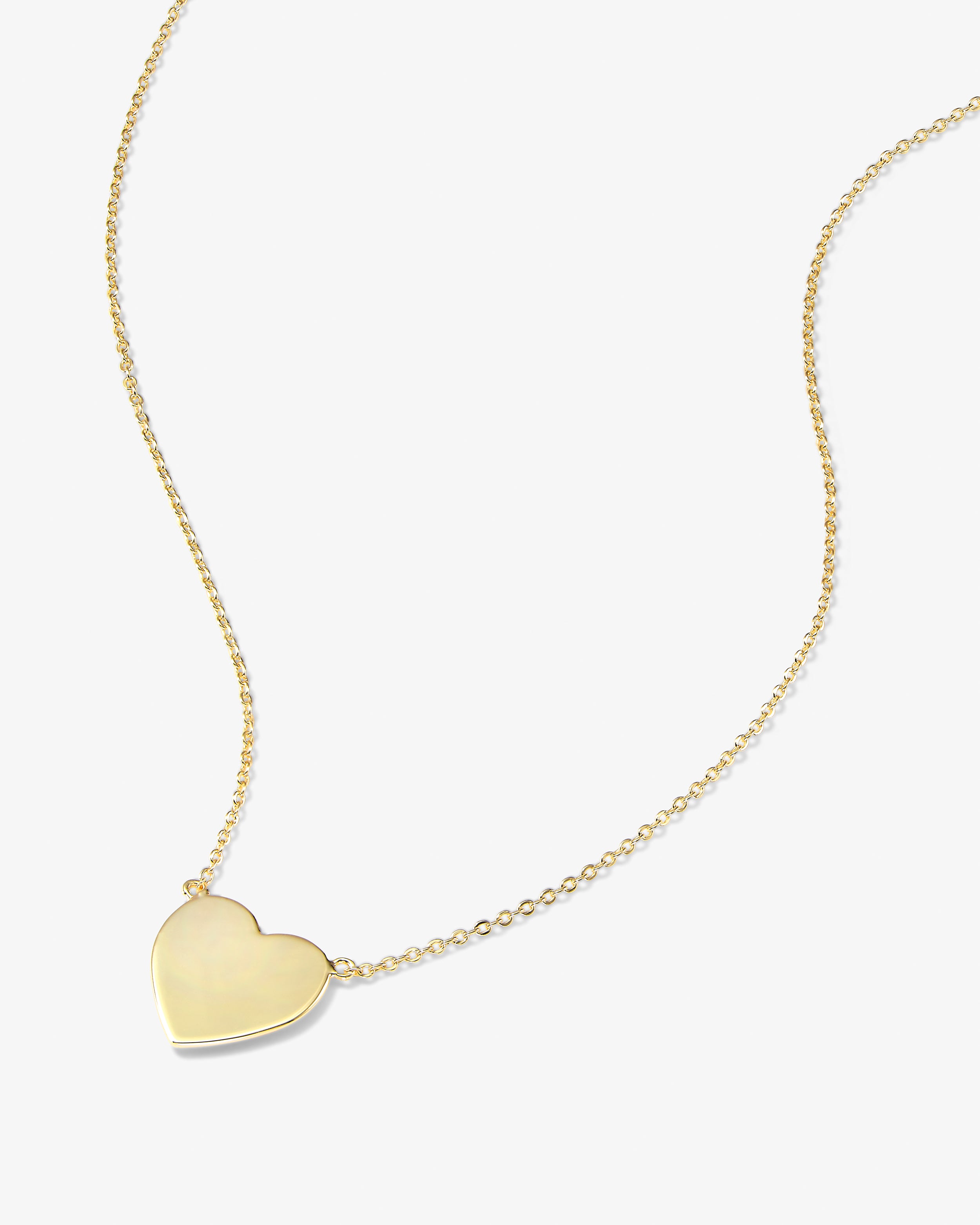 You Have My Heart Necklace 15" - Gold