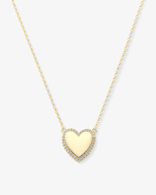 You Have My Heart Pavé Necklace 15