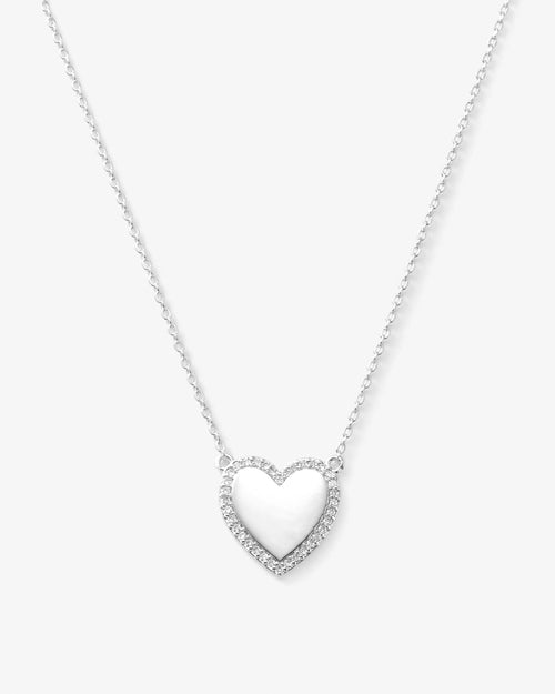 You Have My Heart Pavé Necklace 15