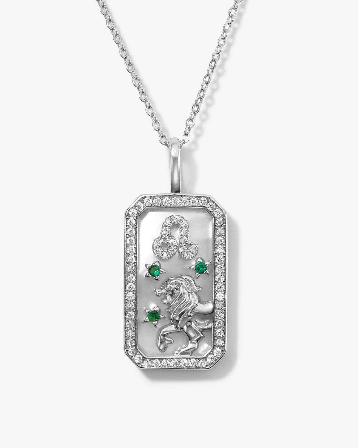 Zodiac Amulet Necklace - Silver