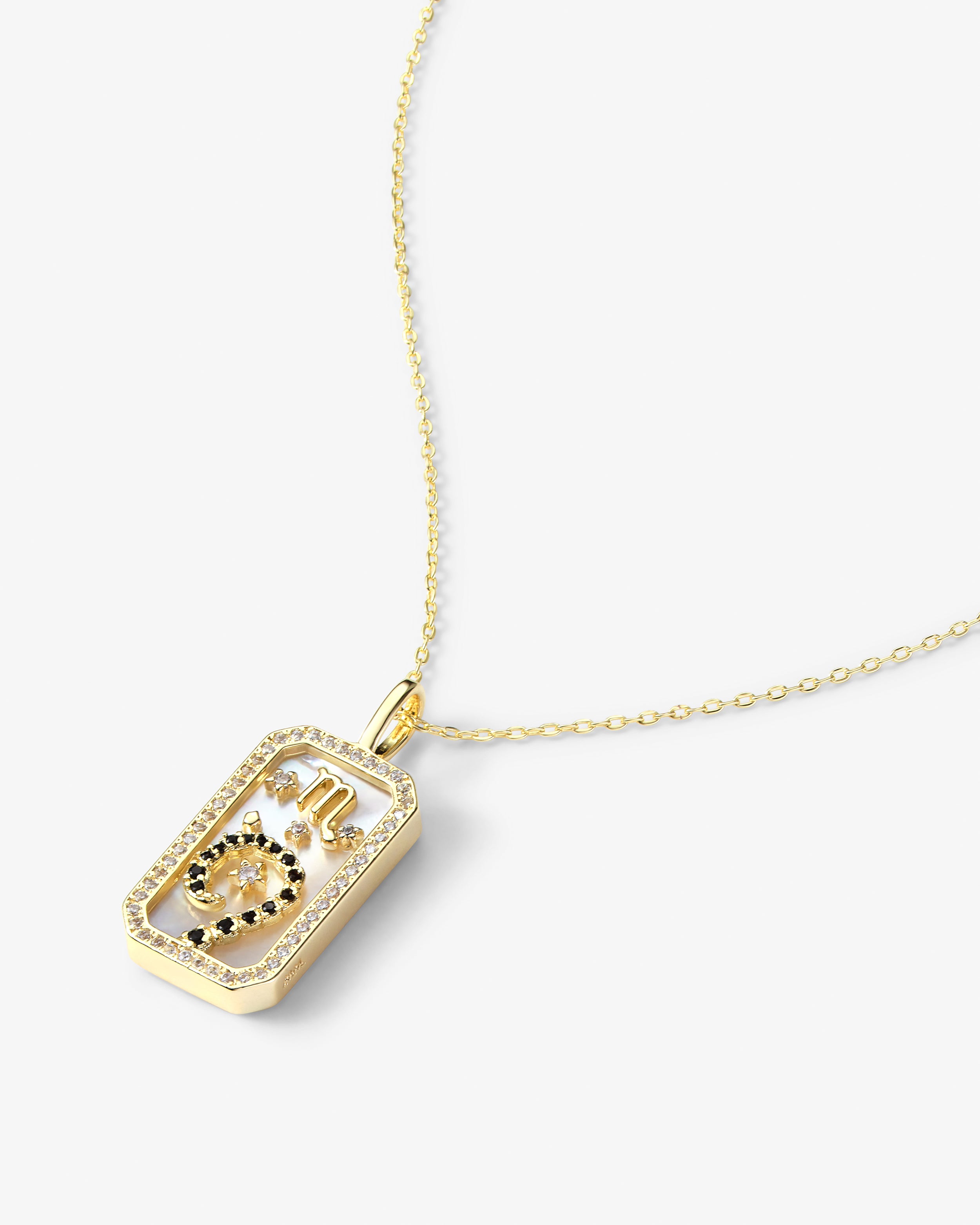 Zodiac Amulet Necklace - Gold