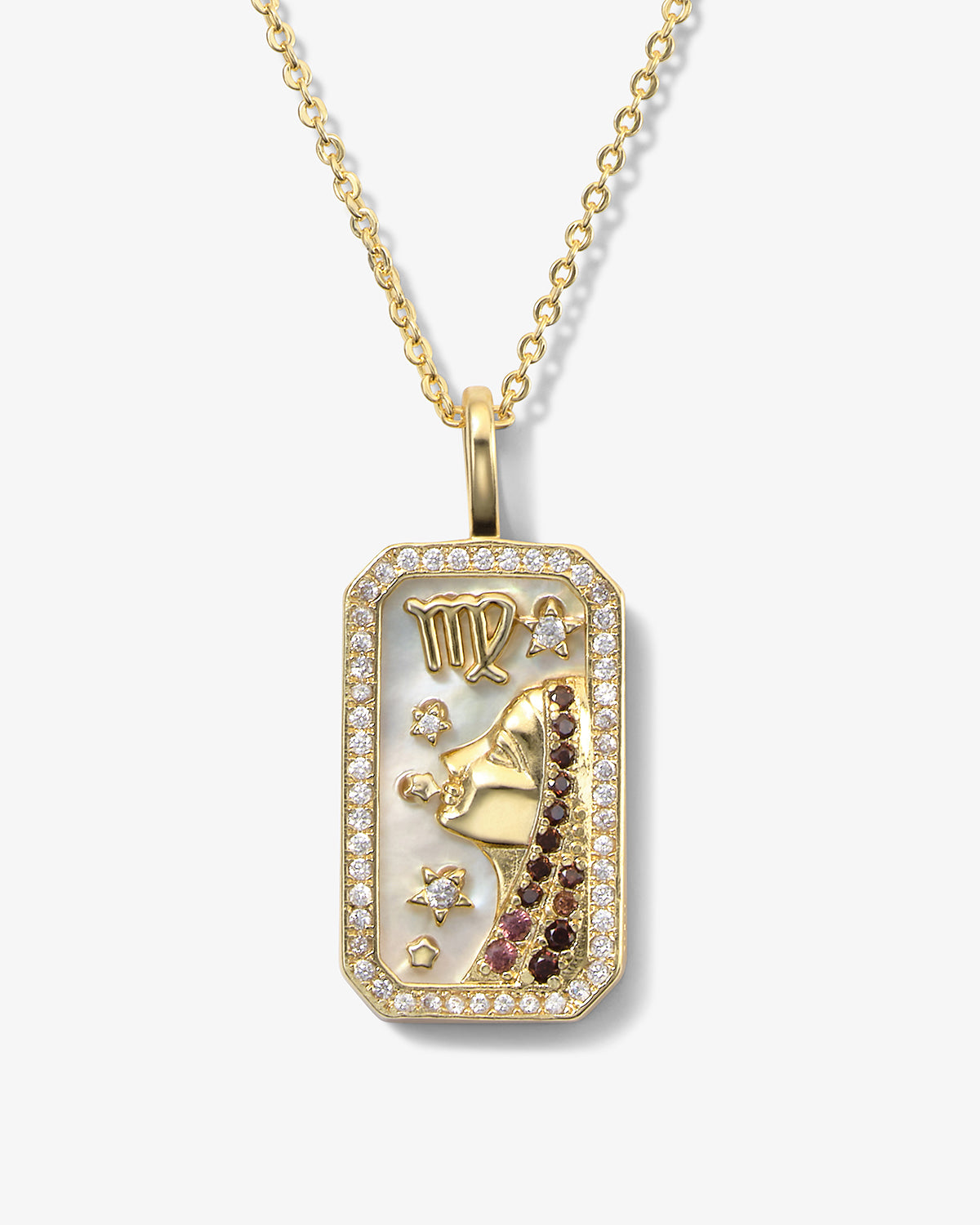 Zodiac Amulet Necklace - Gold