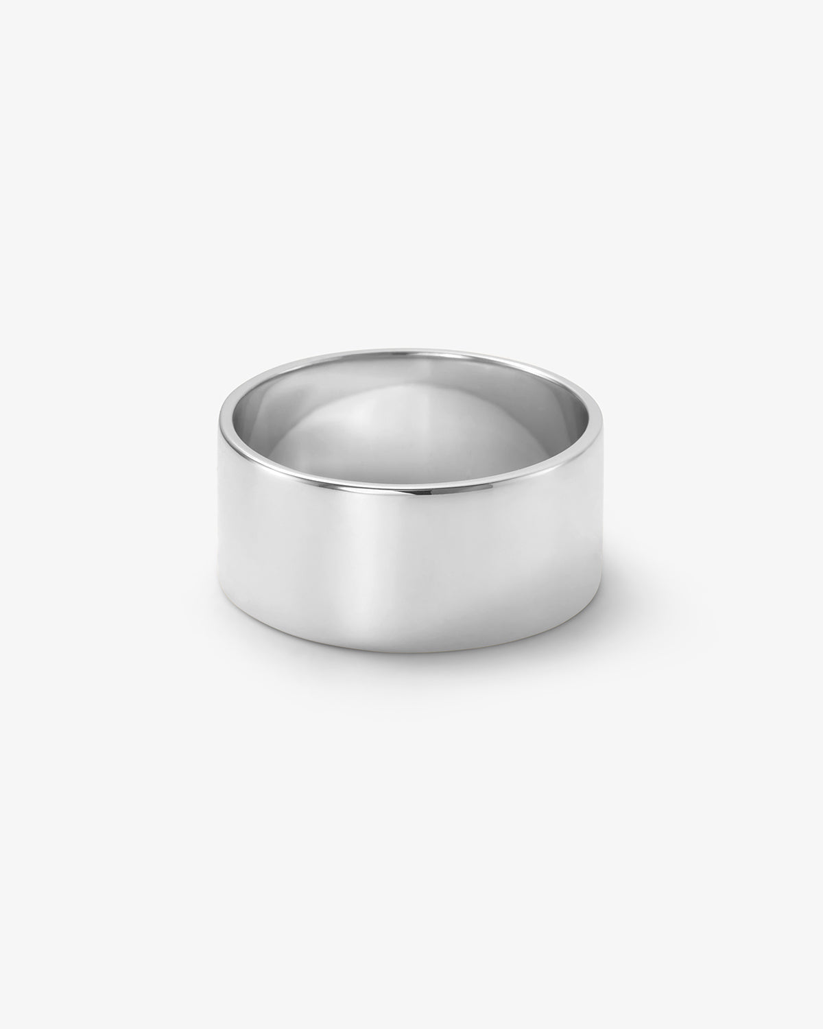 Atlas Thick Band Ring - Silver