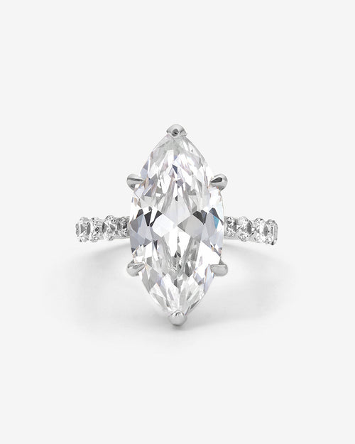 She's So Fine Ring - Silver|White Diamondettes