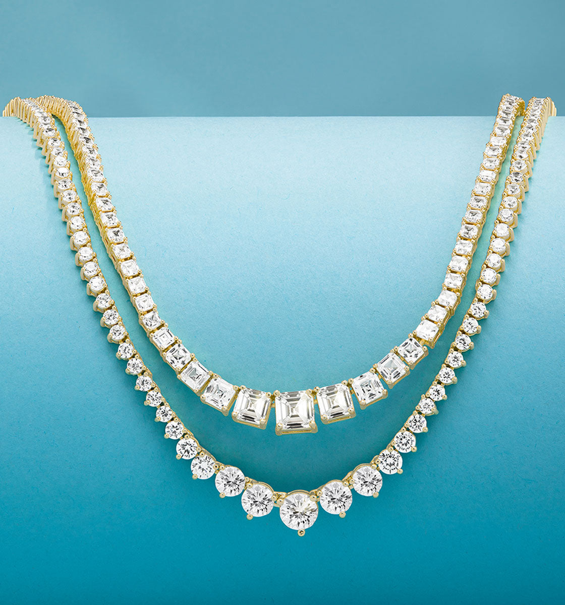 Diamond Tennis Necklaces