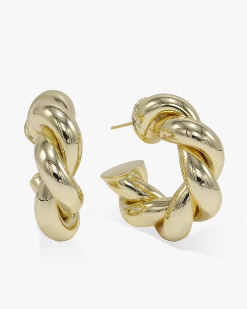 Mama Bella Hoops - Gold