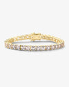 Lil Queen's Tennis Bracelet - Gold|White Diamondettes