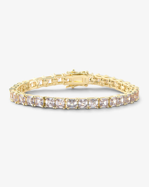 Lil Queen's Tennis Bracelet - Gold|White Diamondettes