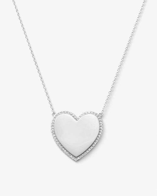 XL You Have My Heart Pavé Necklace 15