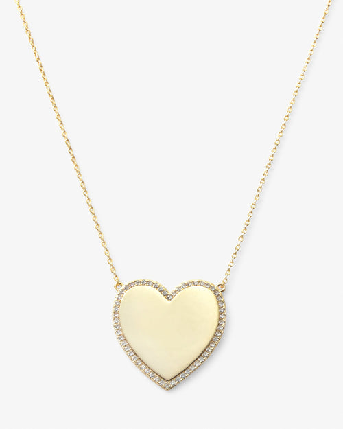 XL You Have My Heart Pavé Necklace 18