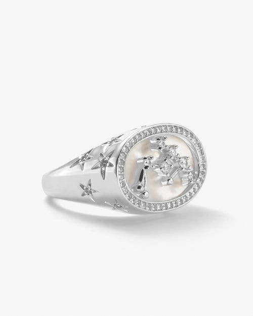 Zodiac Constellation Ring - Silver