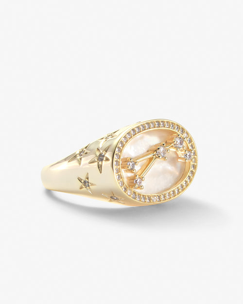 Zodiac Constellation Ring - Gold