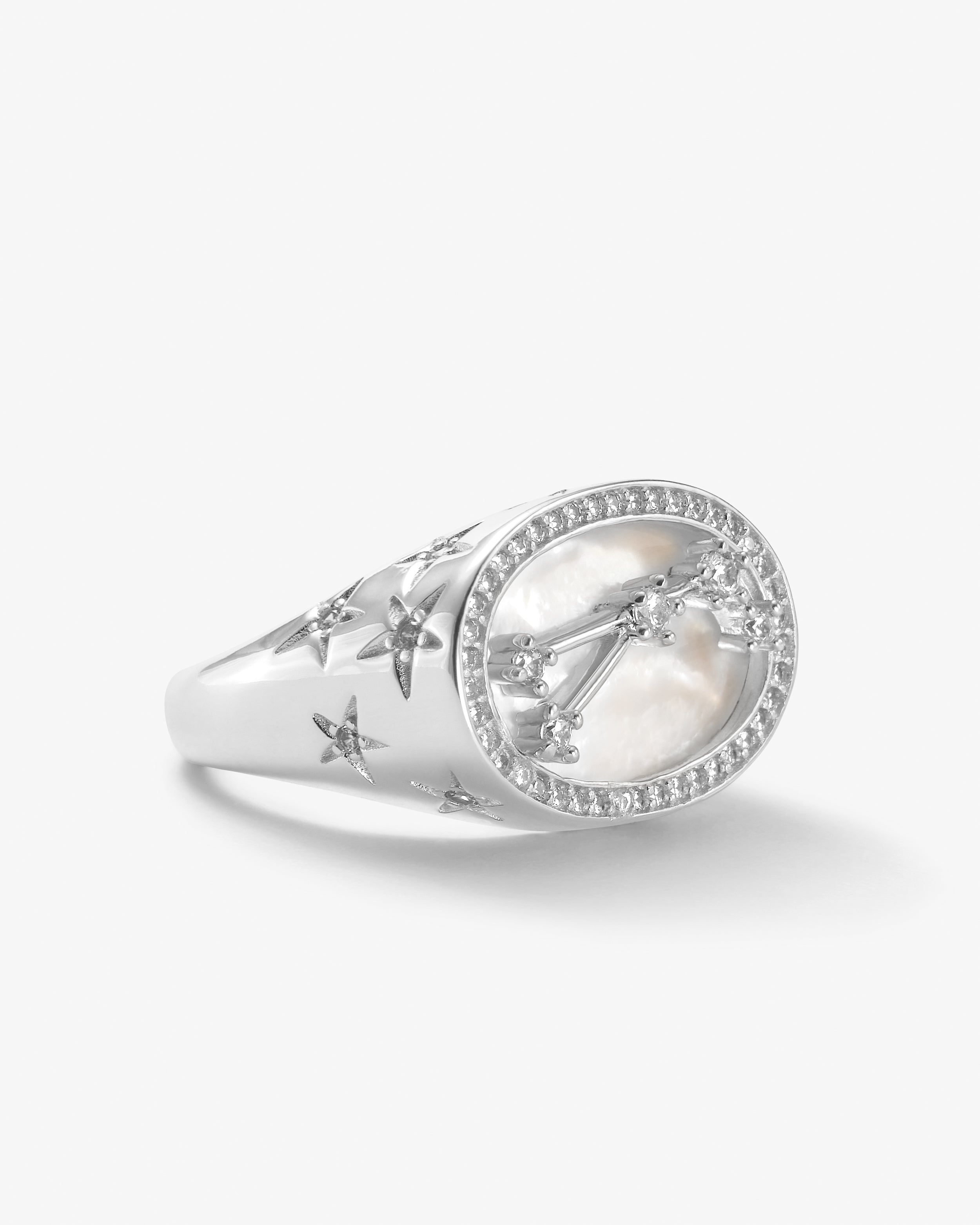 Zodiac Constellation Ring - Silver