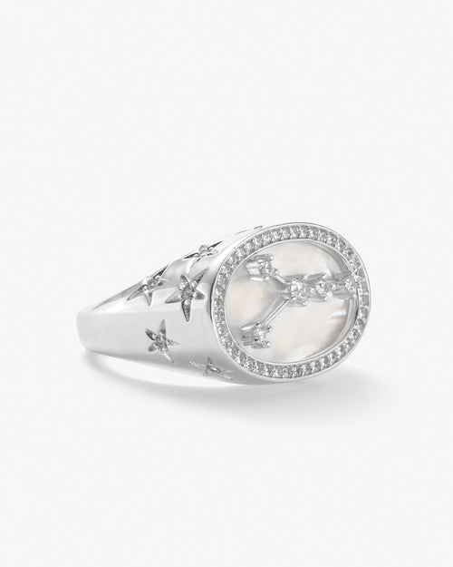 Zodiac Constellation Ring - Silver