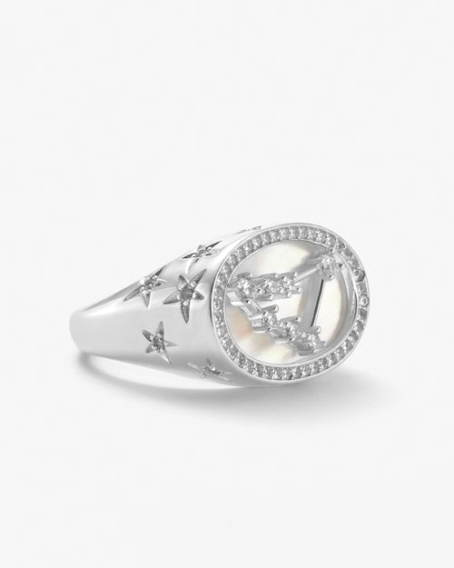 Zodiac Constellation Ring - Silver