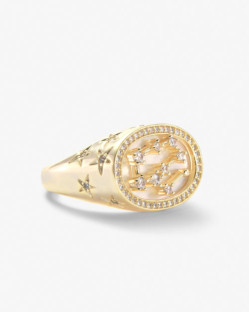 Zodiac Constellation Ring - Gold