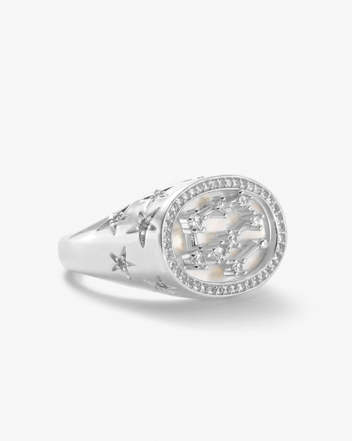 Zodiac Constellation Ring - Silver