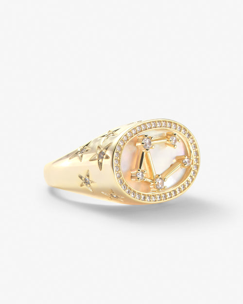 Zodiac Constellation Ring - Gold