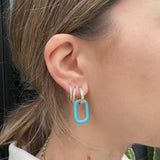 Sky Blue Link Earrings