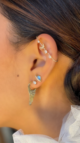 Neveah 1"  Earrings